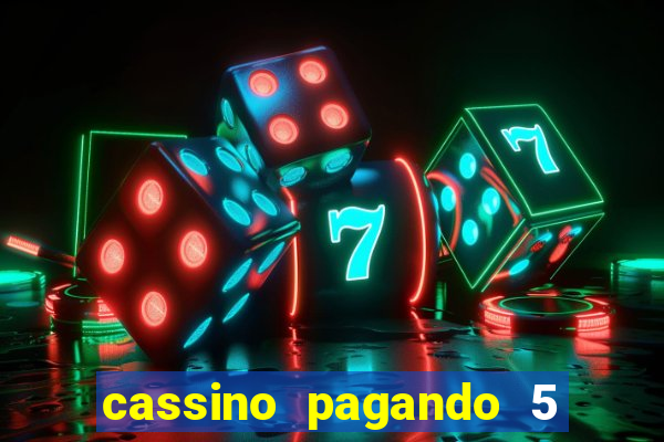 cassino pagando 5 reais no cadastro